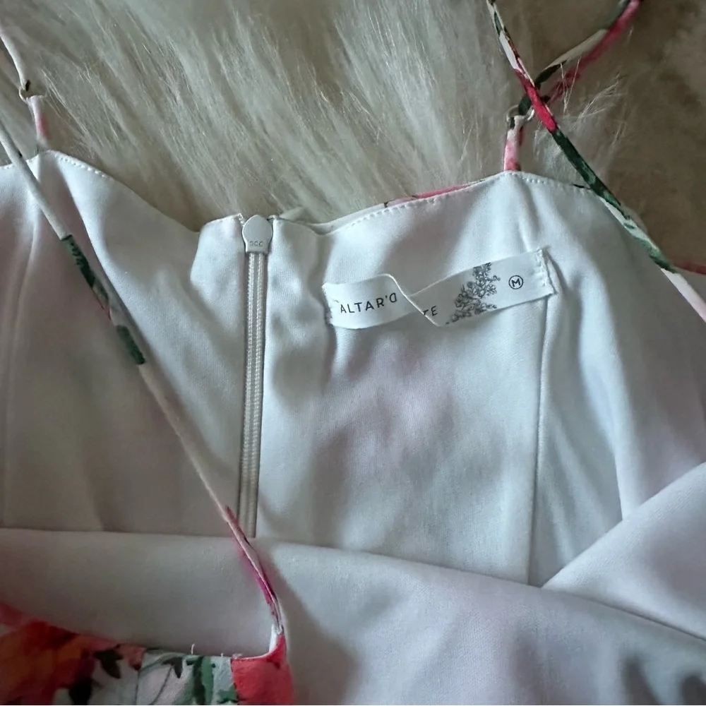 NWT Altar’d State Floral Slip Minidress - Picture 4 of 8